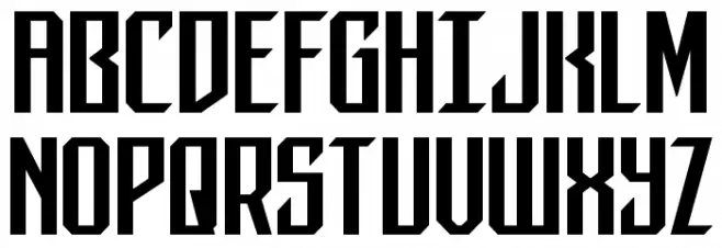 Dark Dominion Expanded Schriftart Groß