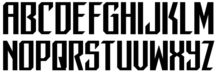 Dark Dominion Expanded Font LOWERCASE