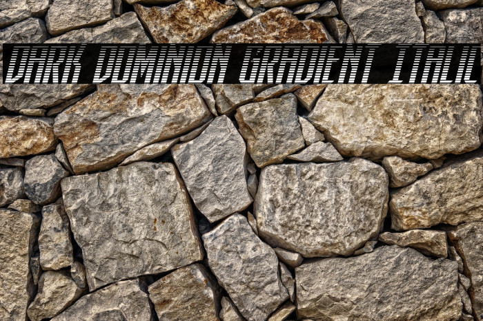 Dark Dominion Gradient Italic Example 2