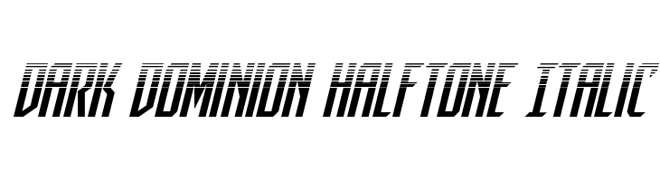 Dark Dominion Halftone Italic  フリーフォントのダウンロード