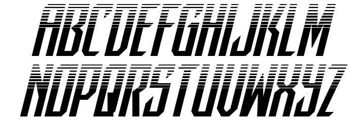 Dark Dominion Halftone Italic Font LOWERCASE