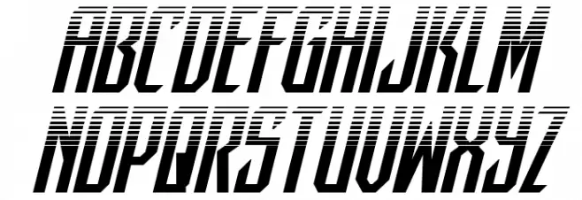 Dark Dominion Halftone Italic Schriftart Kleinbuchstaben