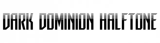 Dark Dominion Halftone  Frei Schriftart Herunterladen