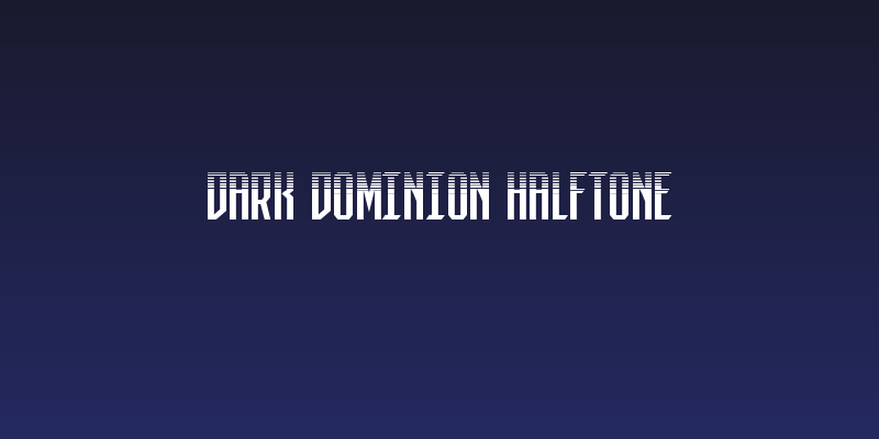 Dark Dominion Halftone Social Header