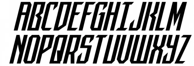 Dark Dominion Italic Schriftart Groß