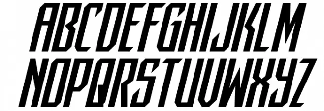Dark Dominion Italic फ़ॉन्ट लोअरकेस