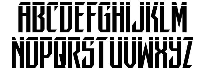 Dark Dominion Laser Font LOWERCASE