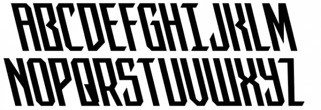 Dark Dominion Leftalic Schriftart Groß