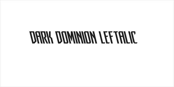 Dark Dominion Leftalic Logo