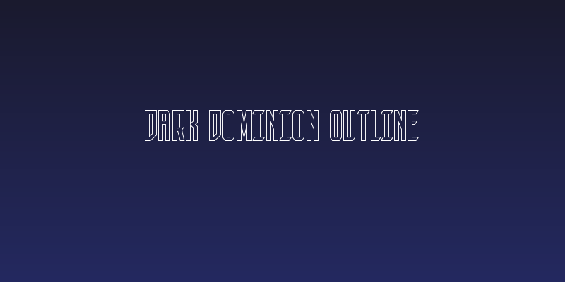 Dark Dominion Outline Social Header
