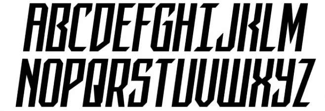 Dark Dominion Semi-Italic 字体 大写