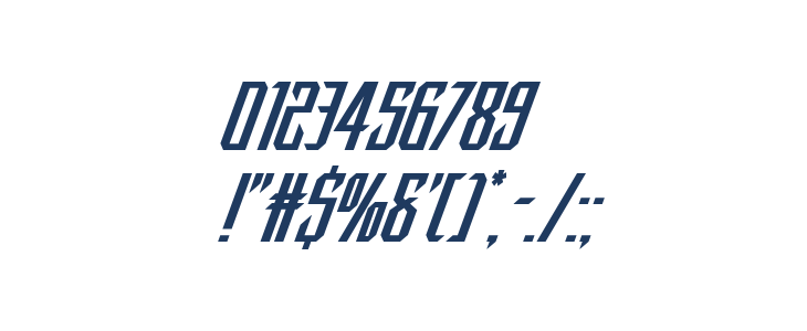 Dark Dominion Super-Italic Other Characters