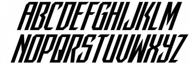 Dark Dominion Super-Italic फ़ॉन्ट लोअरकेस