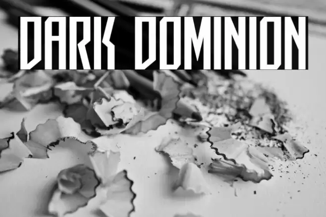 Dark Dominion Font examples