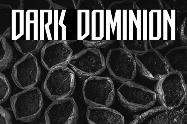 Dark Dominion Font examples
