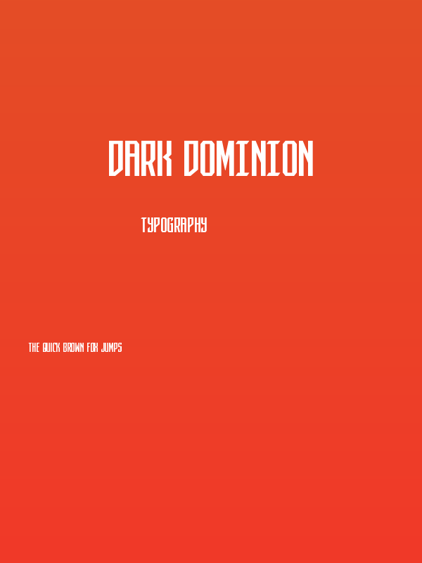 Dark Dominion Poster