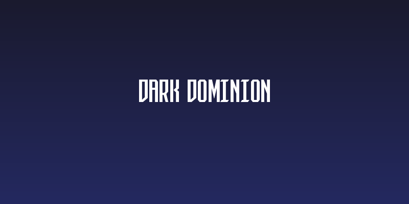 Dark Dominion Social Header