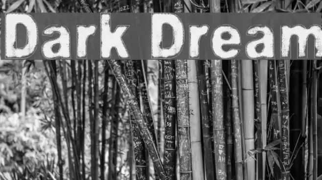 Dark Dream Font examples