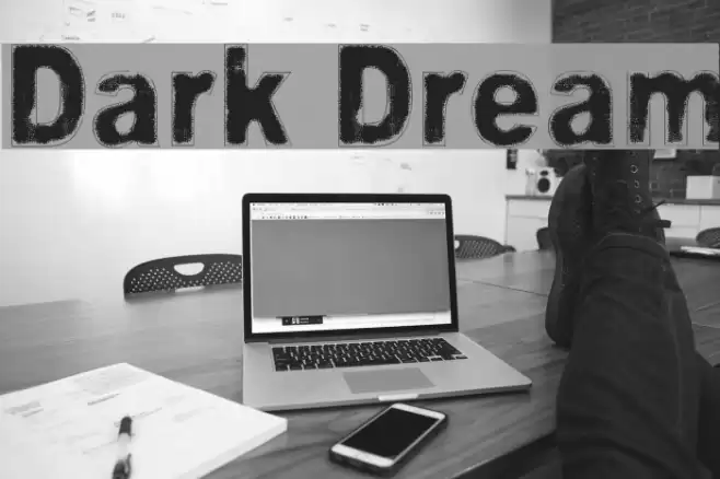 Dark Dream Font examples