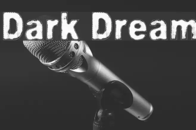 Dark Dream Font examples