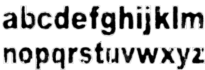 Dark Dream Font LOWERCASE