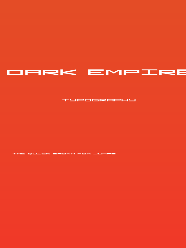 Dark Empire Poster