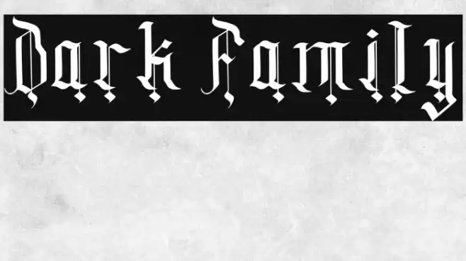 Dark Family Example 2