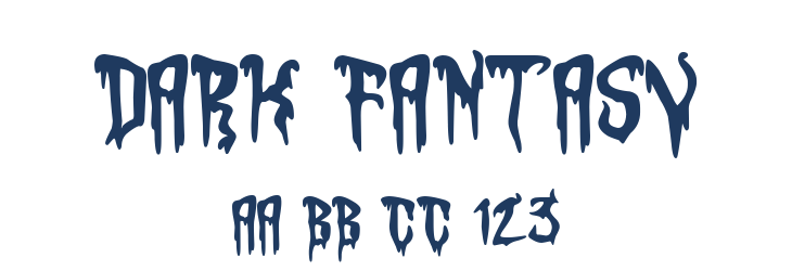 Dark Fantasy Font Preview