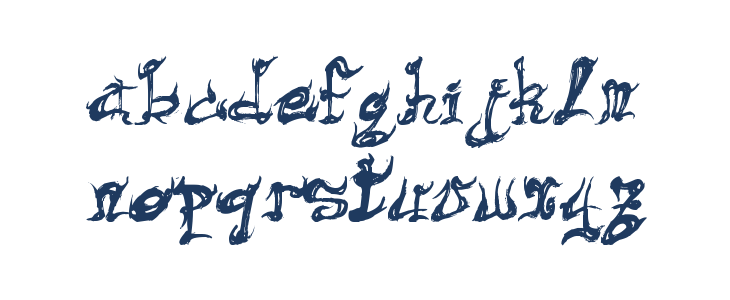 Dark Flame Lowercase