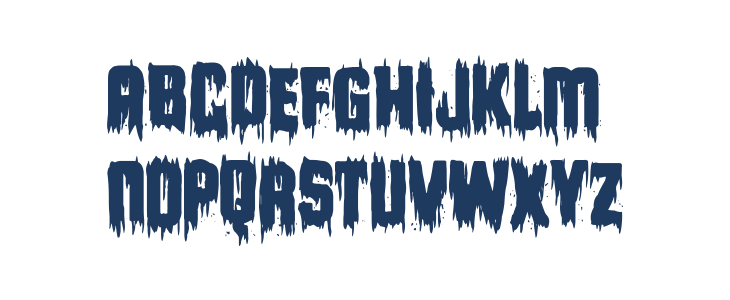 Dark Flowers Garden Lowercase