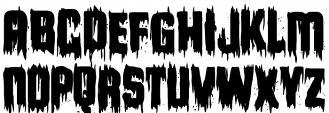 Dark Flowers Garden फ़ॉन्ट लोअरकेस