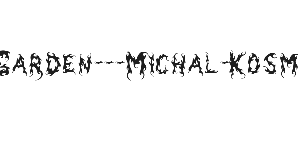Dark-Garden---Michal-Kosmulski- Logo