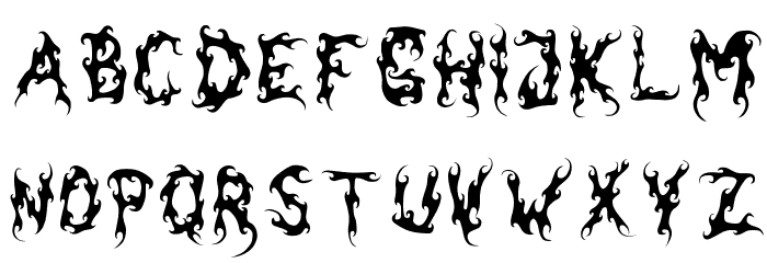 Dark-Garden---Michal-Kosmulski- Font LOWERCASE