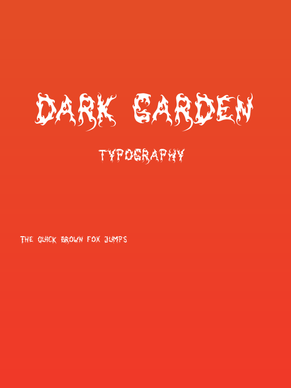 Dark Garden Poster