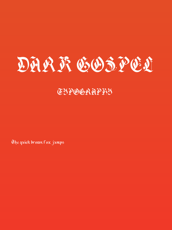Dark Gospel Poster