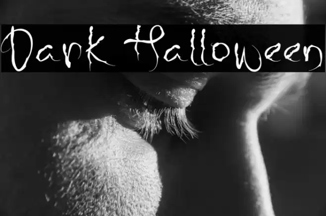 Dark Halloween Font examples