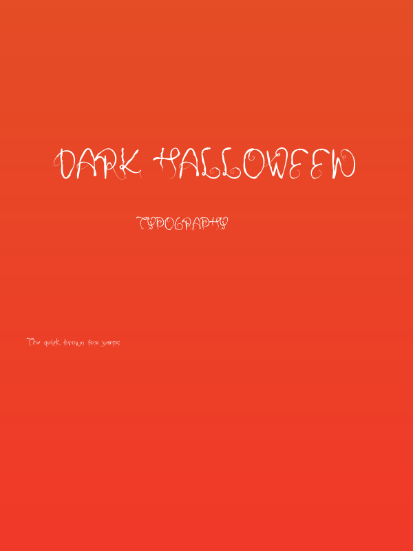 Dark Halloween Poster
