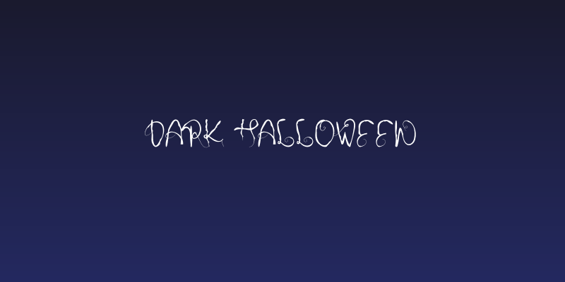 Dark Halloween Social Header