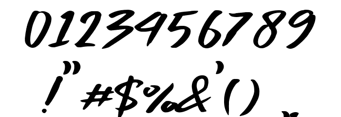Dark Hammer Font OTHER CHARS