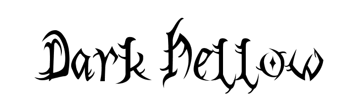 Dark Hellow  font caratteri gratis