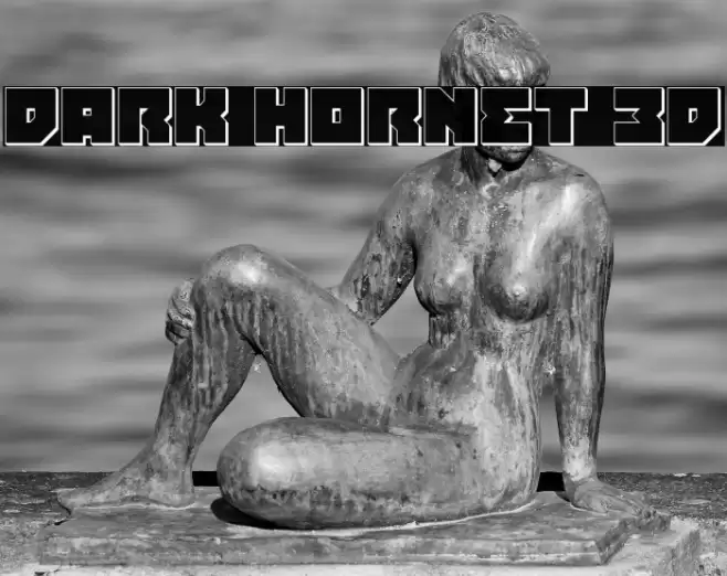 Dark Hornet 3D Font examples