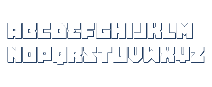 Dark Hornet 3D Lowercase