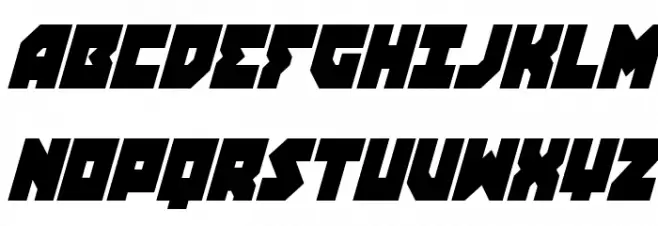 Dark Hornet Condensed Italic Fonte MAIÚSCULAS