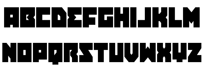 Dark Hornet Condensed Font LOWERCASE