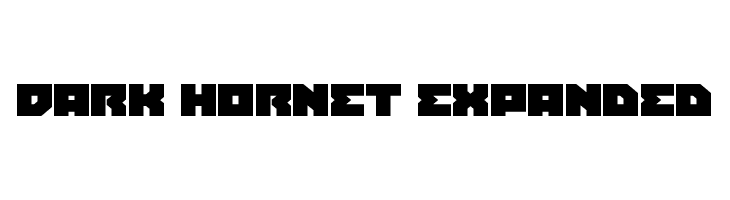 Dark Hornet Expanded  नि: शुल्क फ़ॉन्ट्स डाउनलोड