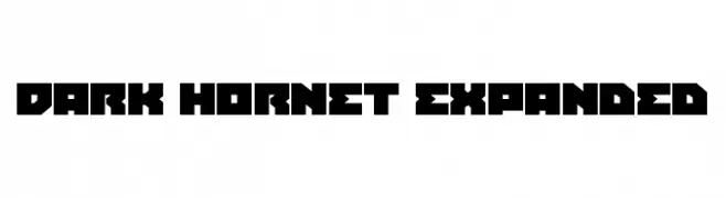 Dark Hornet Expanded  Fuentes Gratis Descargar