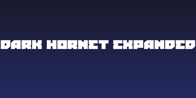 Dark Hornet Expanded Social Header