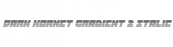 Dark Hornet Gradient 2 Italic  नि: शुल्क फ़ॉन्ट्स डाउनलोड