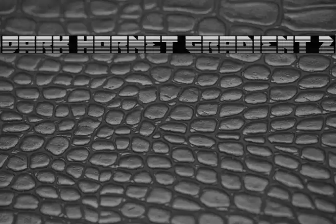 Dark Hornet Gradient 2 Font examples