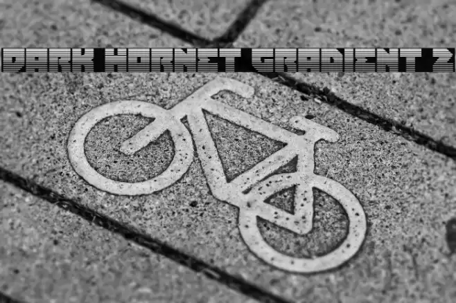Dark Hornet Gradient 2 Font examples